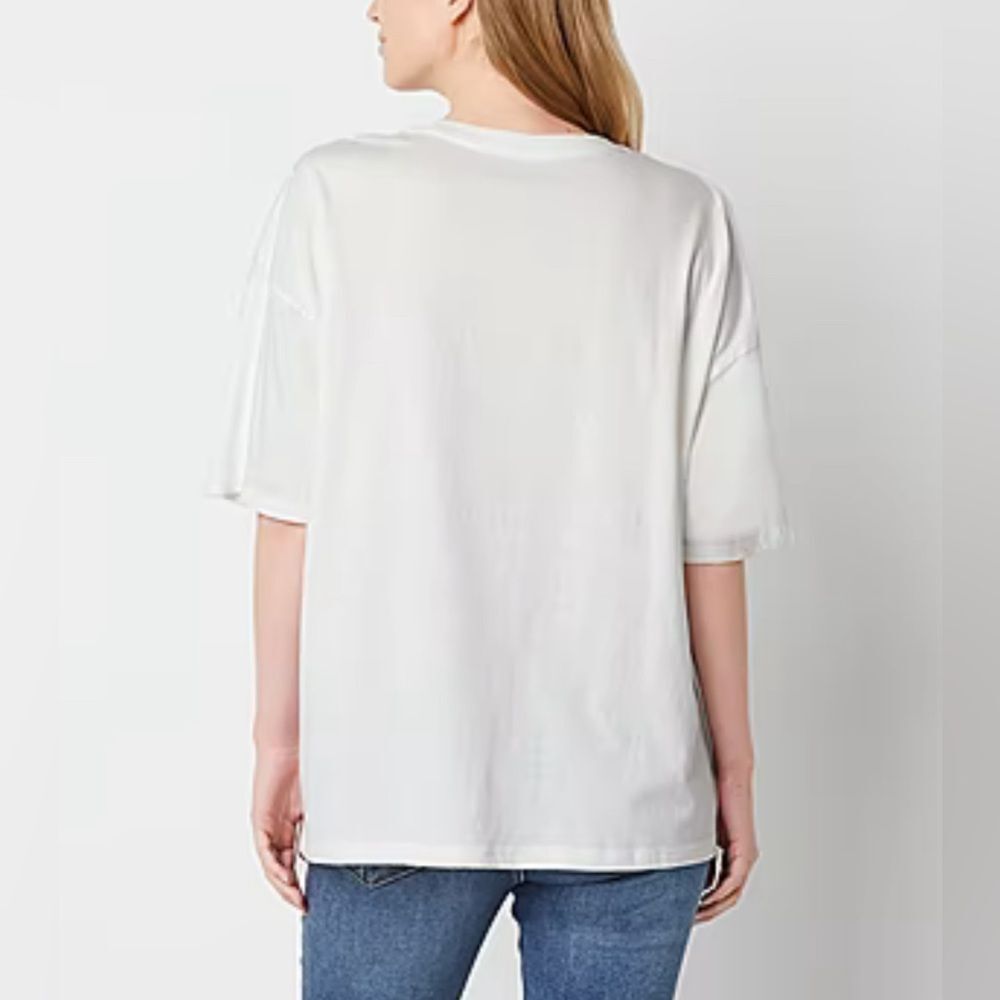 NWT Bob Dylan Oversized T-shirt Women’s Sz Med Band Tee Folk Music Icon Comfy - Picture 3 of 6